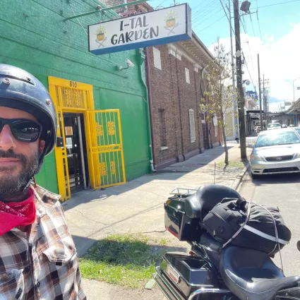 I-Tal Garden. Vegan restaurant in New Orleans.