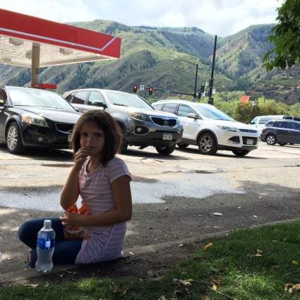 Taking a break in Glenwood Springs, CO
