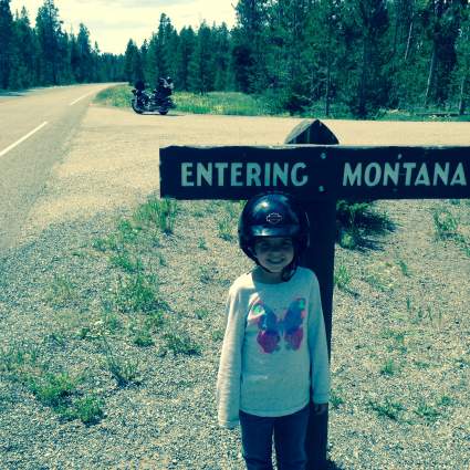 Entering Montana. A new state for Mila.